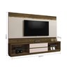 Estante Com Painel Home Istambul Sem Espelho Para Tv Até 65 Polegadas Mavaular Canion Soft/Off White - 3