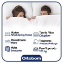 Ver imagem 7 de Cama Box Baú Casal Suede Bipartido + Colchão Ortobom Airtech Molas Ensacadas 65x138x188 Cinza