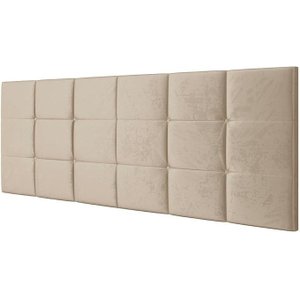 Cabeceira Estofada Bia 1.60 Cama Box Queen - Areia