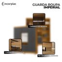 Ver imagem 5 de Guarda Roupa Casal Imperial e Armário Multiuso New Egito Carvalho Americano Grafite - Incorplac