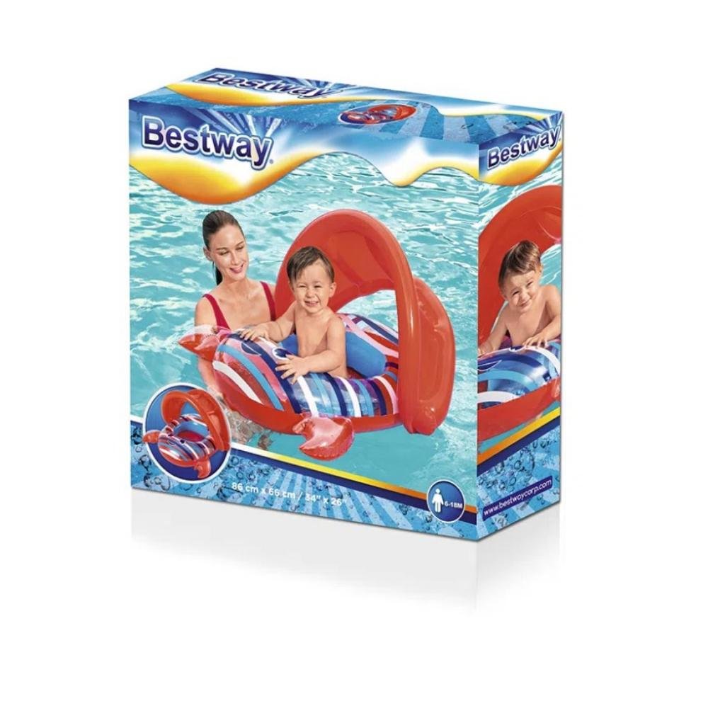 Bote infantil carangueijo - Rosa - 1