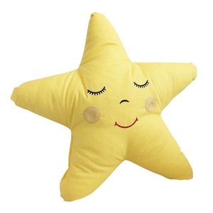 Almofada Decorativa Estrela Amarela
