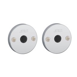 Jogo de Roseta Trava Auxiliar Tetra 1001/1002/1004/1008 com Parafuso Aparente Inox Stam - 1