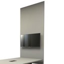 Ver imagem 1 de Painel de Tv P/ Sala de Reunião 195cm X 90cm Cinza S F5 Cor:cinza Sagrado