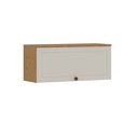 Ver imagem 2 de Armário Aéreo 80cm 1 Porta Basc. Provence Cinamomo/Off White
