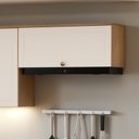 Ver imagem 1 de Armário Aéreo 80cm 1 Porta Basc. Provence Cinamomo/Off White