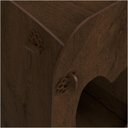Ver imagem 3 de Mesa de Cabeceira Casinha Pet Dog 55x43 Mdf Malbec Ofertamo