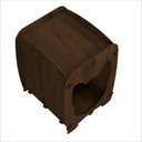 Ver imagem 4 de Mesa de Cabeceira Casinha Pet Dog 55x43 Mdf Malbec Ofertamo