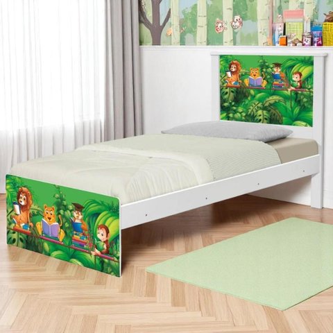 Bi Cama Juvenil Zap Safari com Colchões