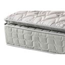 Ver imagem 4 de Conjunto Box Viúva: Colchão Espuma Anjos D33 Orthosono One Face + Base Crc Suede Black(128x188)