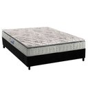 Ver imagem 1 de Conjunto Box Viúva: Colchão Espuma Anjos D33 Orthosono One Face + Base Crc Suede Black(128x188)