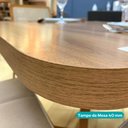 Ver imagem 6 de Conjunto Sala de Jantar 4 Cadeiras Dália Carraro Nogal Preto