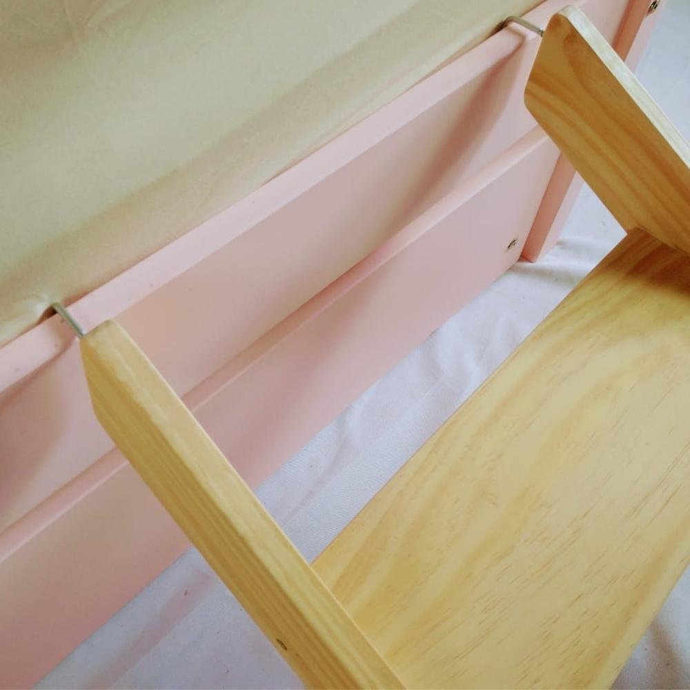 Escada para Cama Montessoriana Madeira Maciça Pinus - 3