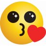 Adesivo de Parede Emoji Beijinho Doce - 1