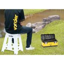 Ver imagem 5 de Banqueta Plástica Dobrável Transparente Altura 450 Mm Vonder