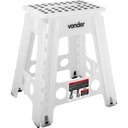 Ver imagem 1 de Banqueta Plástica Dobrável Transparente Altura 450 Mm Vonder