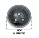 Ver imagem 5 de Vaso Redondo Decore 33 Japi Grafite