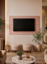 Ver imagem 1 de Painel para TV 150cm Retro MDF Rosa Dallas - On Móveis