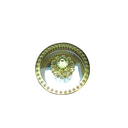 Ver imagem 2 de Bomboniere Potiche Decorativo Dourado em Metal e Cristal para decora a sua Mesa - 11x15x15cm
