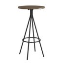 Ver imagem 1 de Mesa Bistrô Alta Redonda Mdp 109,5 X 59cm para 2 Pessoas Leg