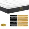 Cama Box Baú + Colchão Black Star Solteiro 78x188 King Star - 2