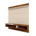 Ver imagem 4 de Rack Suspenso Triunfo para TV Off White Canela