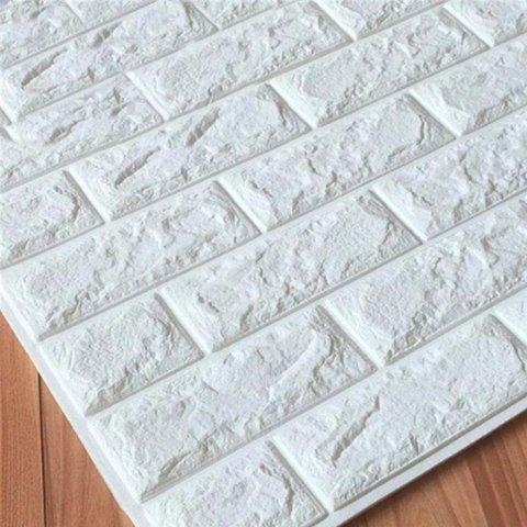 Revestimento de Parede Decorada Kit C/ 25 Unids Adesivo 3d