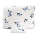 Ver imagem 1 de Par Fronha para Travesseiro Avulsa Algodão Essencialle 70cm X 50cm:borboletas Azuis