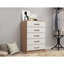 Ver imagem 1 de Cômoda Maxi 5 Gavetas - Branco - Demolição Branco - Demolição