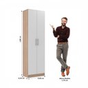 Ver imagem 5 de Armário Multiuso 2 Portas e 4 Prateleiras Milão 