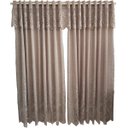 Ver imagem 1 de Cortina de Renda Clássica 3m x 1,80m Bandô 40cm Sala Irlanda Desert Interlar