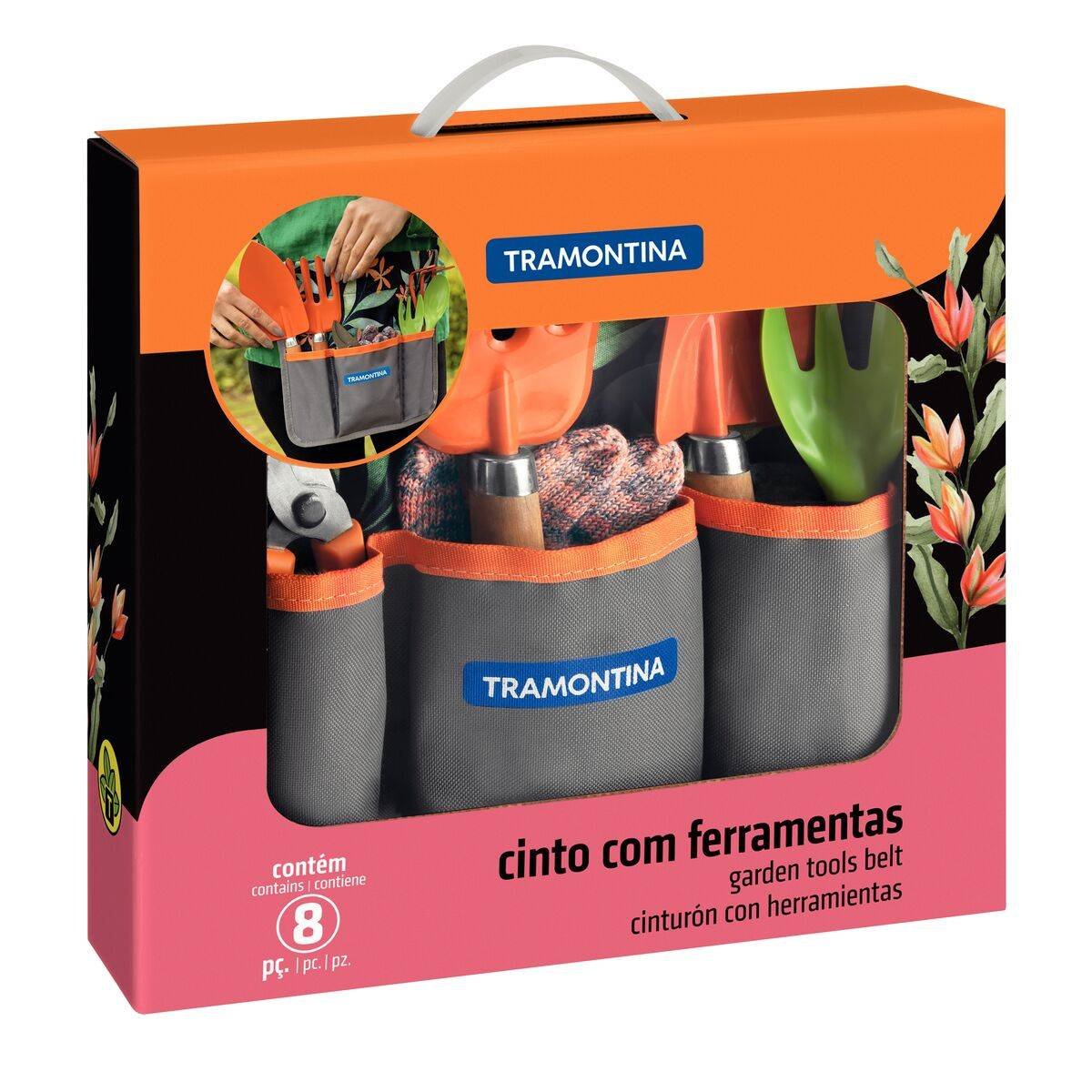 Kit Ferramentas para Jardim com Cinto (8 Peças) Tramontina - 4