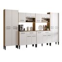 Ver imagem 2 de Armário de Cozinha Compacta Arizona Slim Carraro Carvalho com Branco