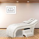 Ver imagem 2 de Maca Mesa Estética Facial Cílios Sobrancelhas Salão Massagem Veludo 70 cm - Estopar Maca Botonê Velu