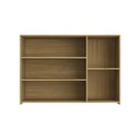Ver imagem 4 de Armário Aéreo 3 Portas com Vidro Reflecta Valência Amadeirado Claro 100% MDF Casamia
