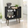 Cantinho Do Café Aparador Armário Cozinha Decoração Preto - 1