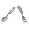 5 Kit Talher com Garfo Colher Faca Canivete Trilha Camping - 2