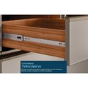 Ver mais imagens de Paneleiro Cozinha Modulado Proença C/ 2 Portas C/ Vidro 2gavs 70cm Nogueira/carbono Prime Tx Demó