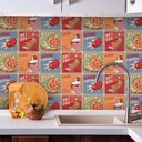 Ver imagem 1 de Adesivo de Azulejo Vintage Arte Destaque