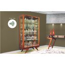 Ver imagem 2 de Cristaleira de Vidro com Puxador de Cristal - Pérola - Móveis Montanhês