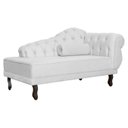 Ver imagem 4 de Divã Recamier Larissa Suede 150cm Lado Esquerdo + Brinde