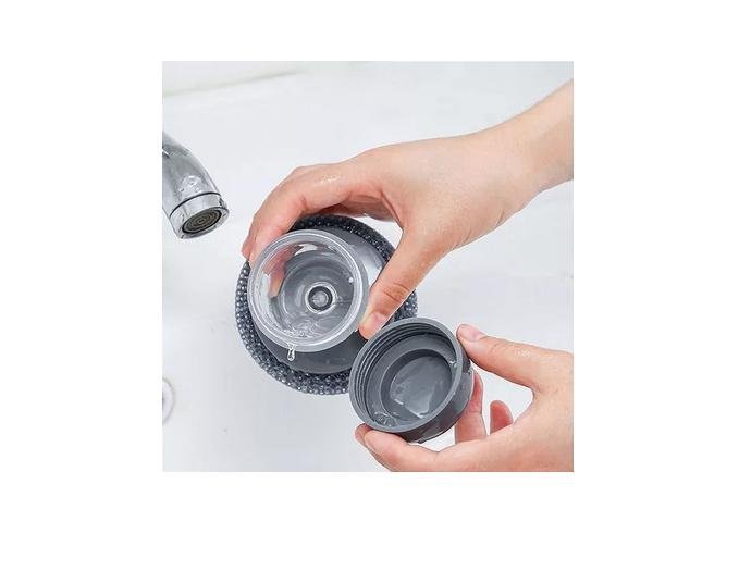 Escova de Limpeza com Dispenser para Detergente - 2