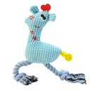 Ver imagem 2 de Mordedor de Pelucia Pet Cao Gato Brinquedo com Apito Animal de Estimaçao Seguro Entretenimento Resis