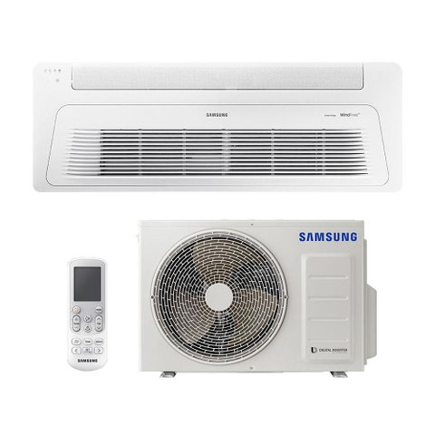 Ar Condicionado Inverter Samsung Windfree Cassete 1 Via 17.000 Btus Quente e Frio 220v R-32
