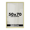 Moldura 50x70cm com Acetato Quadros Poster Foto Quarto Sala Casa Parede Certificados Madeira Fundo D - 1