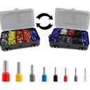 Ver imagem 2 de 700un Caixa Kit Terminal Tubular Ilhós 0,5mm a 10mm Estojo