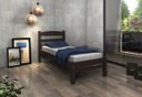 Ver imagem 1 de Cama de Solteiro Madeira Maciça Cor Tabaco