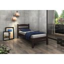 Ver imagem 1 de Cama de Solteiro Madeira Maciça Cor Tabaco