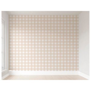 Papel de Parede Xadrez Infantil Colorido 3m