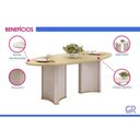 Ver imagem 7 de Mesa Cozinha Liz 218 + 8 Cad Sofia Off White DJ Móveis